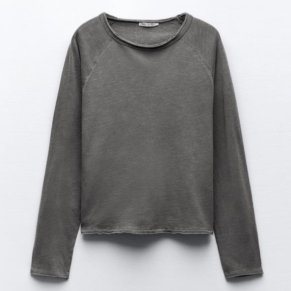 VINTAGE LOOK LONG SLEEVE T-Shirt - Picture 1 of 2